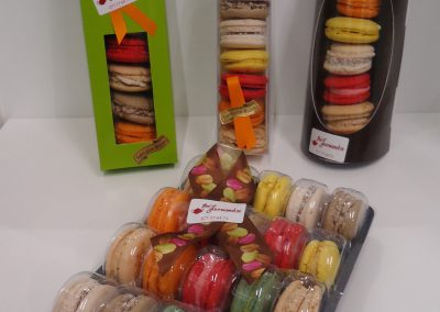 boîtes de macarons - thé et gourmandise - Auvelais