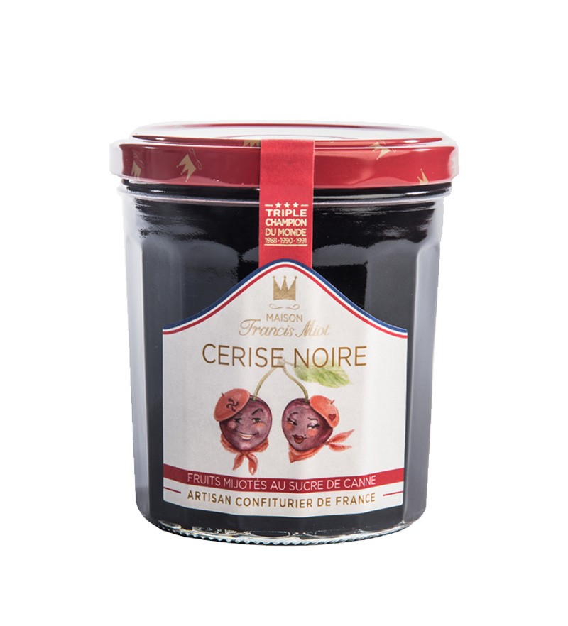 confiture-cerise confiture cerises noires